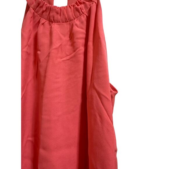 French Connection Soft Pink Sleeveless Halter Mini Dress - Size 2 - Picture 5 of 7